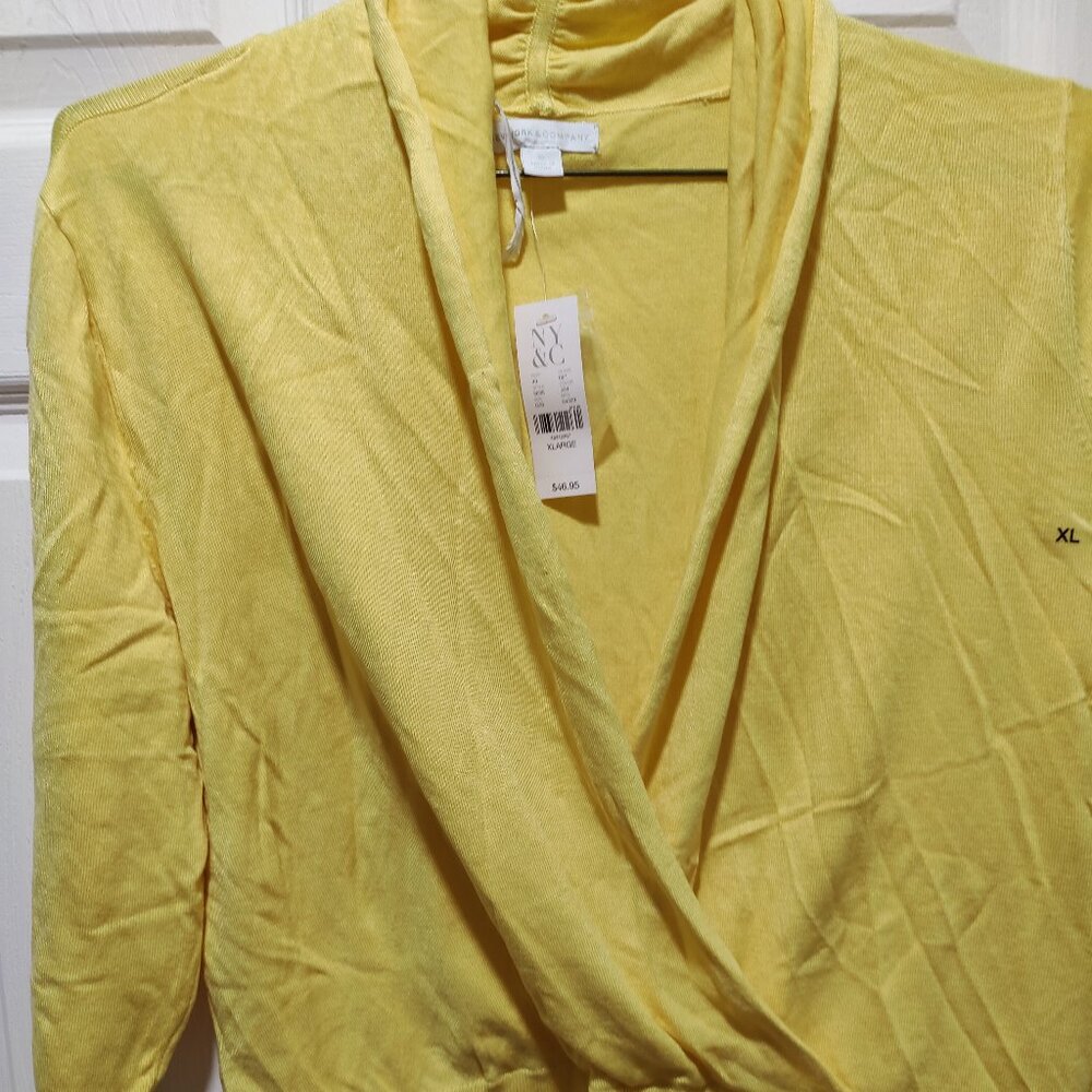 New York & Company Yellow top